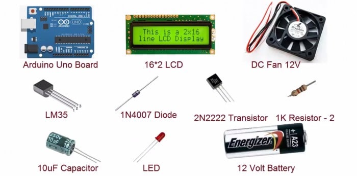 Temperature Based Fan Speed Control & Monitoring With Arduino