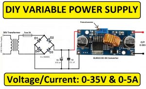 0-35V Variable Power Supply Using XL4015 DC-DC Converter 0-35V Variable Power Supply Using XL4015 DC-DC Converter