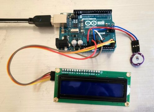 Arduino Pulse Sensor BPM LCD Connection