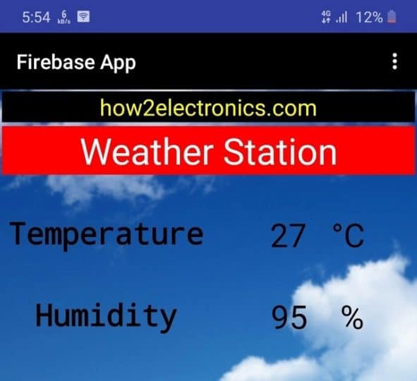 Google Firebase Android DHT11 ESP8266