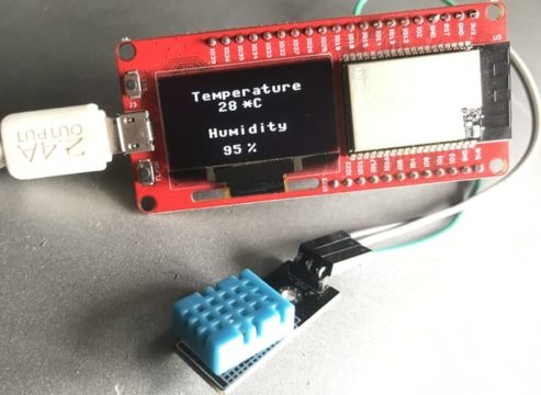 ESP32 MicroPython DHT11 OLED