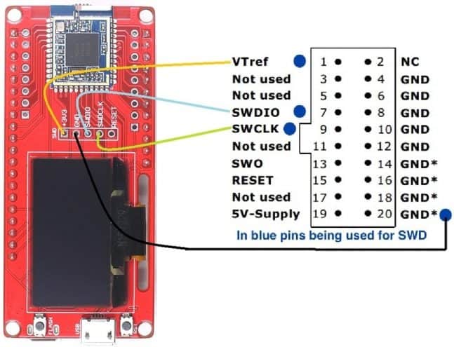 J-Link nRF52840 Connection
