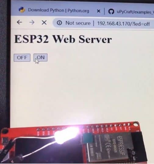 LED Control MicroPython