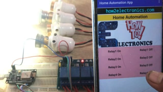 Home Appliances control with Google Firebase