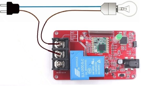LoRa Relay Module Connection