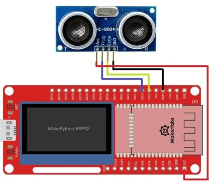 MakePython ESP32 HC-SR04