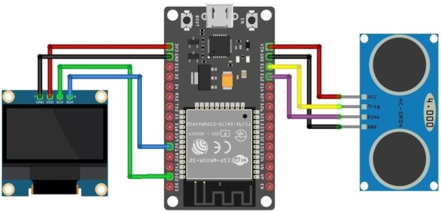 MicroPython Ultrasonic Sensor ESP32