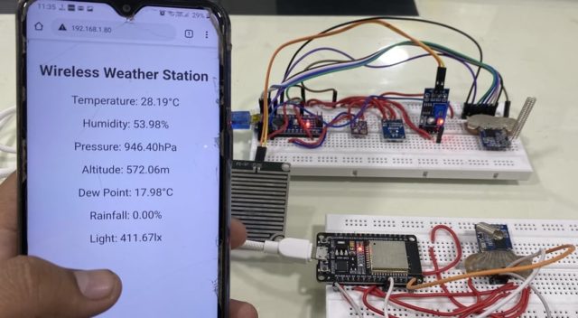 LoRa Weather Station WebServer