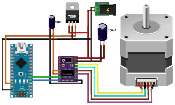 DRV8825 Arduino Nema17 Stepper Motor