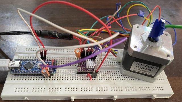 DRV8825 Arduino Stepper Motor Control