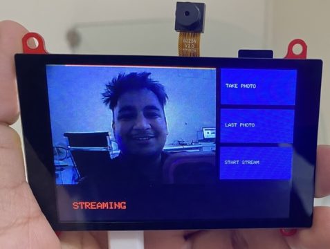 ESP32 Touch Screen Camera