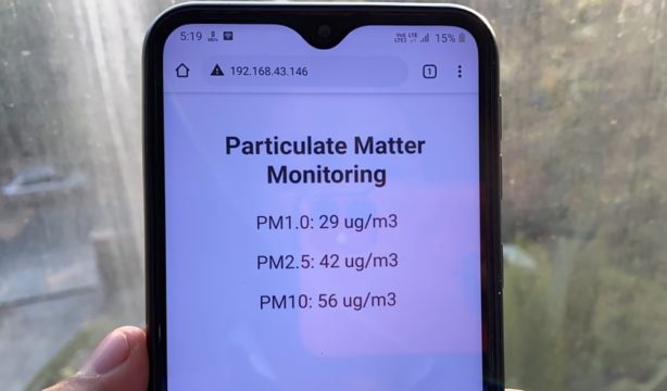 ESP32 PMS5003 WebServer