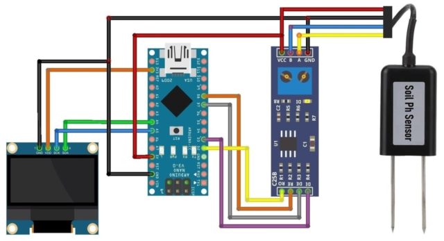 Soil Ph Sensor Arduino Circuit