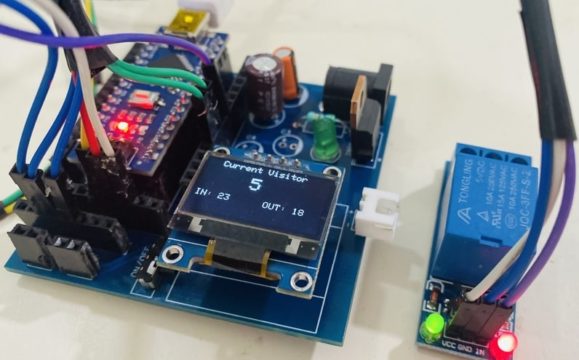 Visitor Counter Light Control Arduino