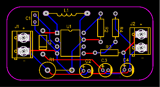 3.7V to 9V PCB