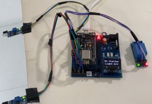 IR Sensor Based Visitor Counter IoT