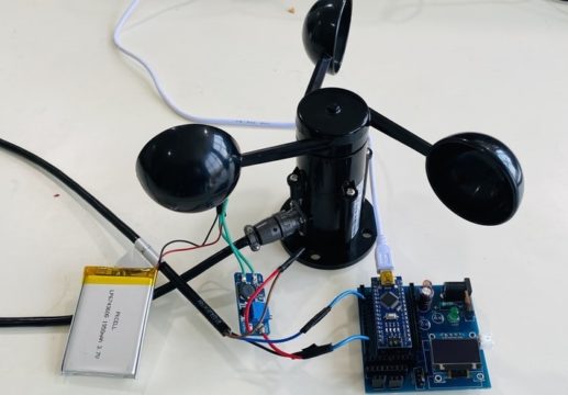 anemometer sensor arduino Wind Speed