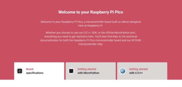 Raspberry Pi Pico Getting Started Tutorial with MicroPython