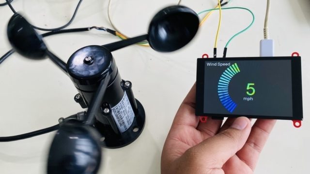 Anemometer ESP32
