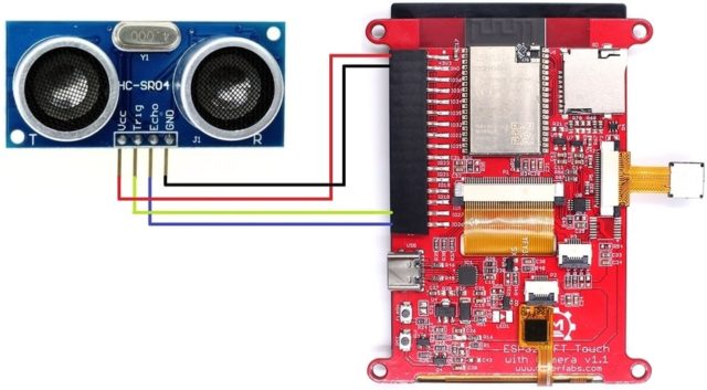 Ultrasonic Range Finder ESP32