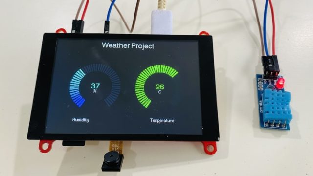Weather Monitoring on TFT Display
