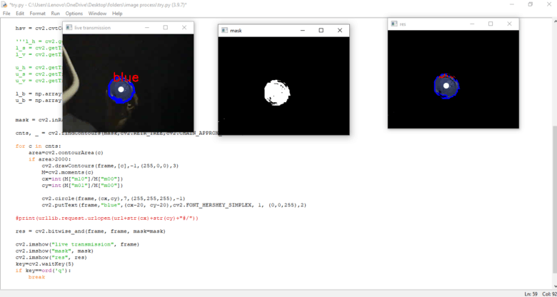 Color Tracking ESP32 CAM