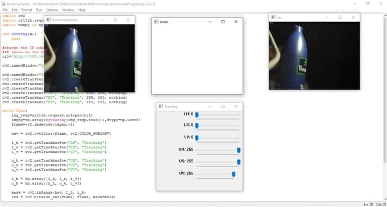Color Detection ESP32 CAM OpenCV
