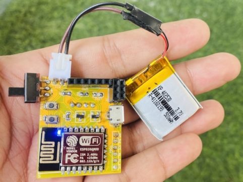 ESP8266 Battery Powered LED Blinking