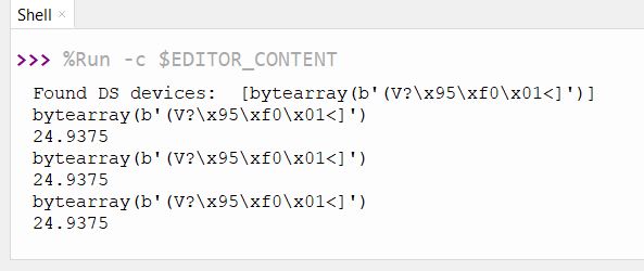 DS18B20 Micropython