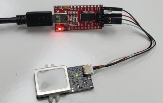 USB-to-TTL FTDI Module & GT511C3 Fingerprint Sensor