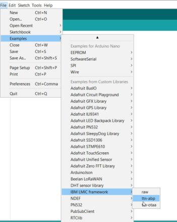 SX1276 Arduino OTAA Activation