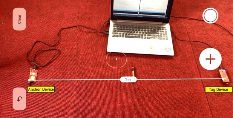 ESP32 Ultra Wideband Range Test