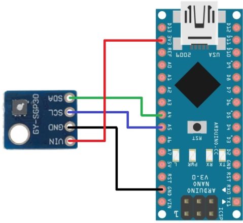 SGP30 Arduino Interfacing