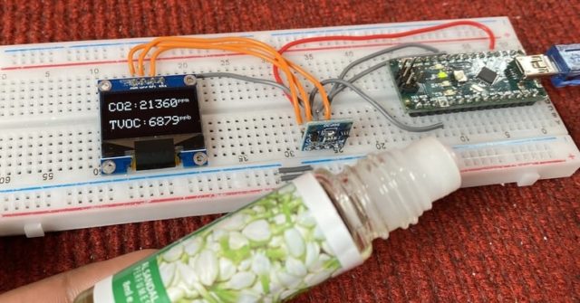 SGP30 Sensor Arduino CO2 TVOC