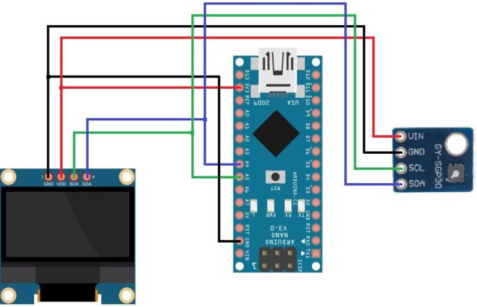 SGP30 Arduino OLED
