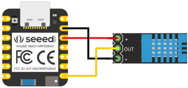 Seeed XIAO BLE nRF52840 DHT11