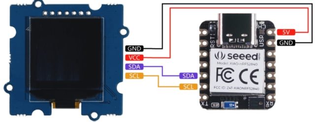 Seeed XIAO nRF52840 Sense OLED