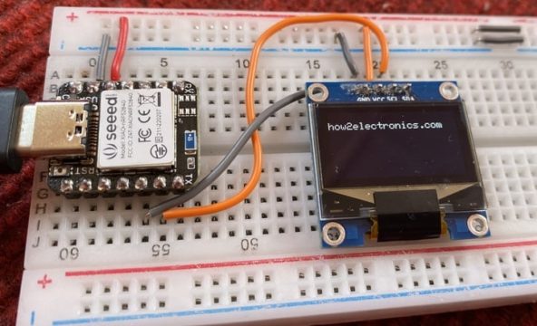 Seeed XIAO nRF52840 Sense OLED Display