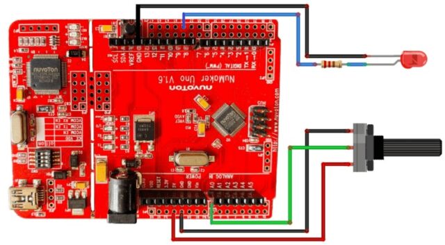 NuMaker UNO Analog ADC