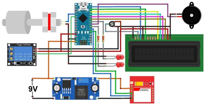 Water Level Monitoring System Arduino