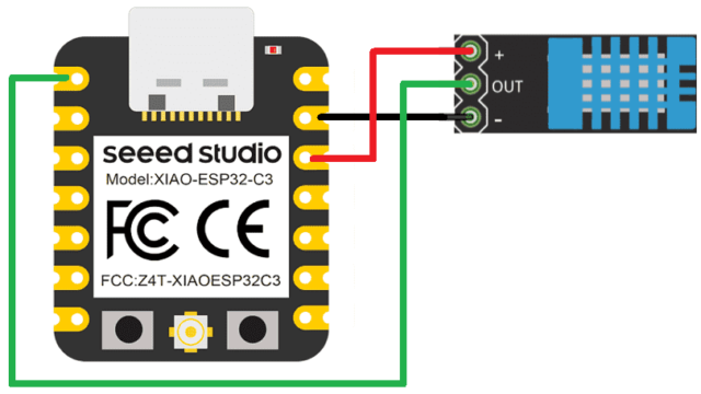 XIAO ESP32-C3 DHT11 Sensor