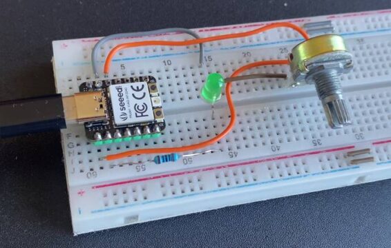 XIAO RP2040 Potentiometer LED