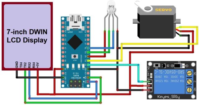 Interfacing DWIN HMI LCD Display with Arduino