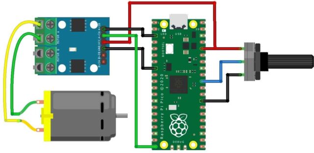 Motor Speed Controller with Raspberry Pi Pico