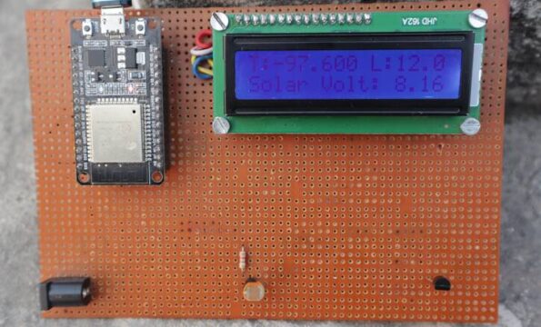 IoT Solar Power Monitoring System ESP32