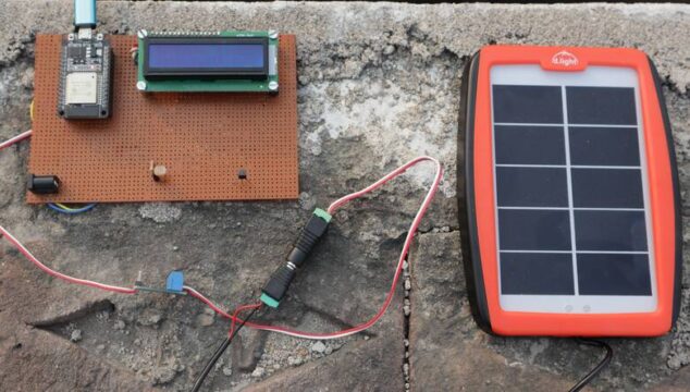 Solar Power Monitoring System ESP32