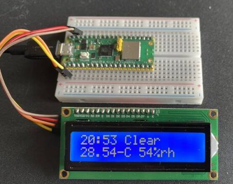 Weather Station Raspberry Pi Pico W OpenWeatherMap