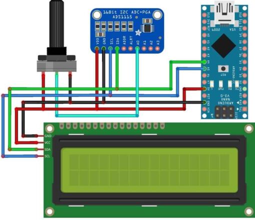 ADS1115 Accuracy Test Circuit