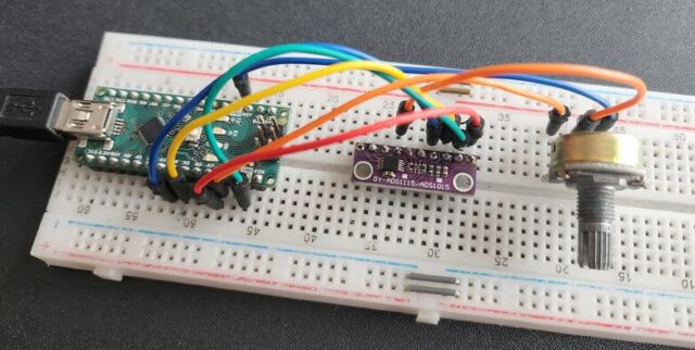 ADS1115 Arduino Potentiometer