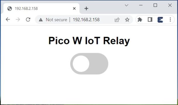 IoT Relay Web Server